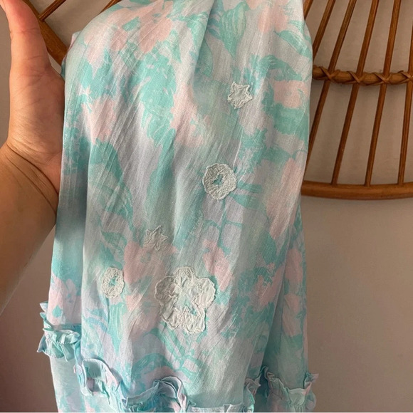 LoveShackFancy Ayala dress in aqua sea Size Small 2 - Picture 10 of 11